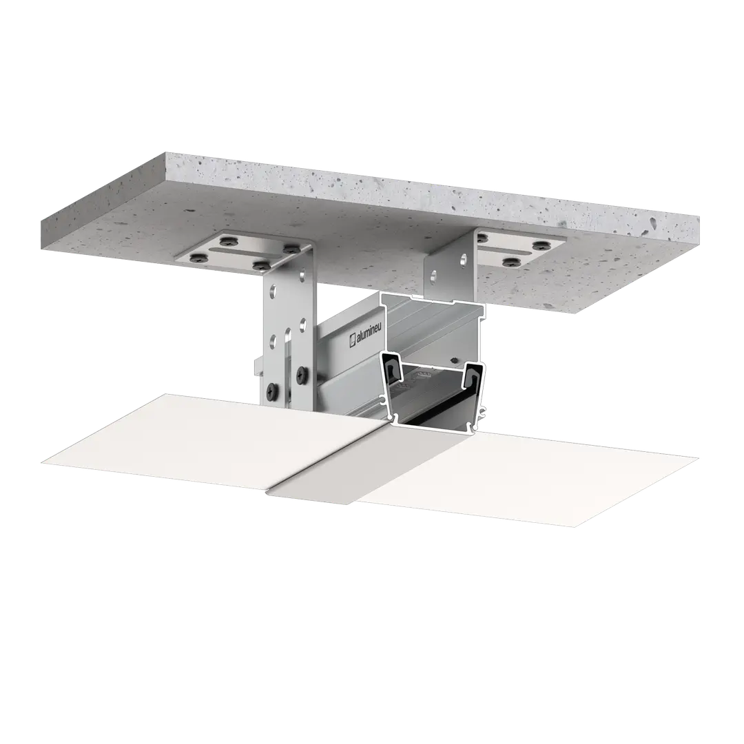 Profil LIGHTRA X030, Unbehandelt, Montagebeispiel