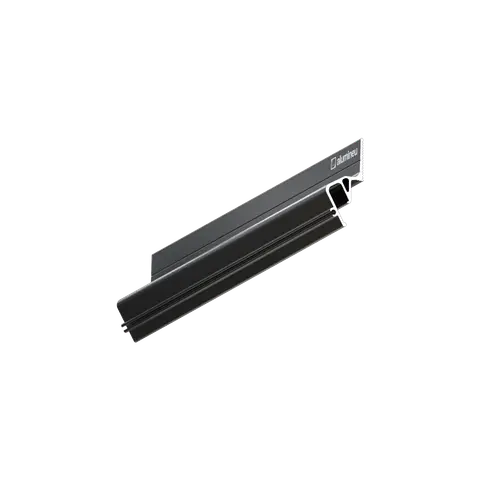 Wand-Schattenfugenprofil mit verdeckter Befestigung der Spanndecke, INVISIA X205